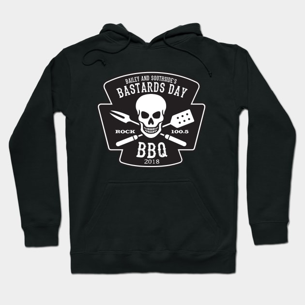 Bailey and Southside's Bastards Day BBQ Tee Hoodie by baileyandsouthside